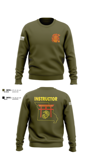 Crew Neck Sweatshirt, MARCOR DET FLW, , Teamtime, Team time, sublimation, custom sports apparel, team uniforms, spirit wear, spiritwear, sports uniforms, custom shirts, team store, custom team store, fundraiser sports, apparel fundraiser