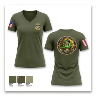 Womens Short Sleeve Vneck Shirt, EPA-CID Baton Rouge, Police, Teamtime, Team time, sublimation, custom sports apparel, team uniforms, spirit wear, spiritwear, sports uniforms, custom shirts, team store, custom team store, fundraiser sports, apparel fundraiser
