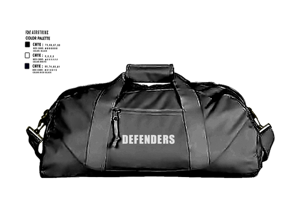 Duffle Bag, Defenders, , Teamtime, Team time, sublimation, custom sports apparel, team uniforms, spirit wear, spiritwear, sports uniforms, custom shirts, team store, custom team store, fundraiser sports, apparel fundraiser