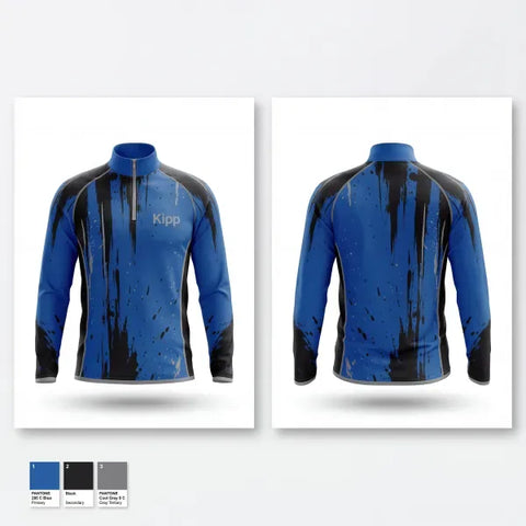 Quarter Zip Jacket, Kipp, Track & Field, Teamtime, Team time, sublimation, custom sports apparel, team uniforms, spirit wear, spiritwear, sports uniforms, custom shirts, team store, custom team store, fundraiser sports, apparel fundraiser