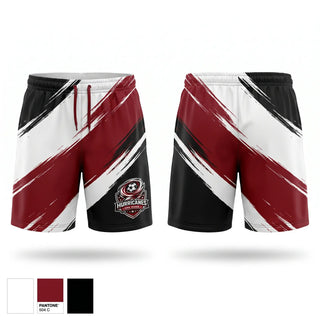 Athletic Shorts With Pockets, Hurricanes, Men's Soccer, Teamtime, Team time, sublimation, custom sports apparel, team uniforms, spirit wear, spiritwear, sports uniforms, custom shirts, team store, custom team store, fundraiser sports, apparel fundraiser