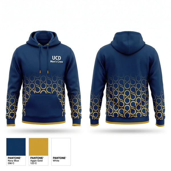Hoodie, UCD Men’s Crew, Spirit Store, Teamtime, Team time, sublimation, custom sports apparel, team uniforms, spirit wear, spiritwear, sports uniforms, custom shirts, team store, custom team store, fundraiser sports, apparel fundraiser
