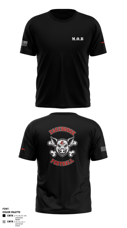 Short Sleeve Performance Shirt, Eastbrook Football, Army, Teamtime, Team time, sublimation, custom sports apparel, team uniforms, spirit wear, spiritwear, sports uniforms, custom shirts, team store, custom team store, fundraiser sports, apparel fundraiser