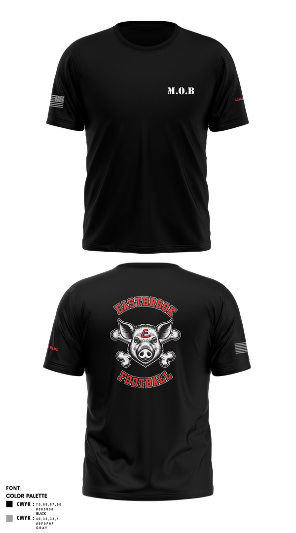 Short Sleeve Performance Shirt, Eastbrook Football, Army, Teamtime, Team time, sublimation, custom sports apparel, team uniforms, spirit wear, spiritwear, sports uniforms, custom shirts, team store, custom team store, fundraiser sports, apparel fundraiser