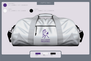 Duffle Bag, Belle Fourche Volleyball, Women's Volleyball, Teamtime, Team time, sublimation, custom sports apparel, team uniforms, spirit wear, spiritwear, sports uniforms, custom shirts, team store, custom team store, fundraiser sports, apparel fundraiser