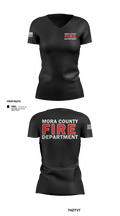 Mora county fire 84247138 Women's Short Sleeve V-neck Shirt - 2