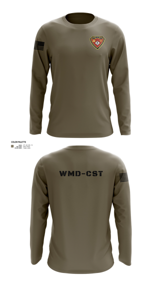 Long Sleeve Performance Shirt, 2nd WMD CST, Army, Teamtime, Team time, sublimation, custom sports apparel, team uniforms, spirit wear, spiritwear, sports uniforms, custom shirts, team store, custom team store, fundraiser sports, apparel fundraiser