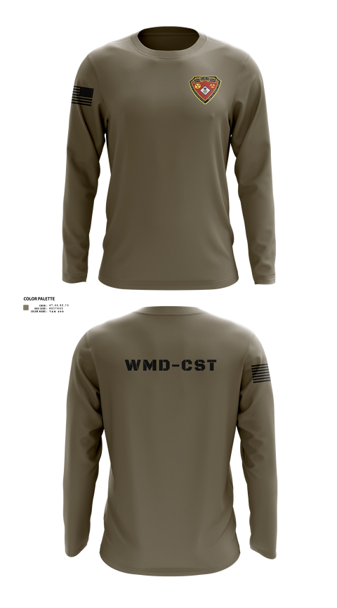 Long Sleeve Performance Shirt, 2nd WMD CST, Army, Teamtime, Team time, sublimation, custom sports apparel, team uniforms, spirit wear, spiritwear, sports uniforms, custom shirts, team store, custom team store, fundraiser sports, apparel fundraiser