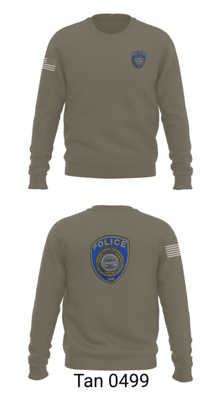 Crew Neck Sweatshirt, Quinault Police, Police, Teamtime, Team time, sublimation, custom sports apparel, team uniforms, spirit wear, spiritwear, sports uniforms, custom shirts, team store, custom team store, fundraiser sports, apparel fundraiser