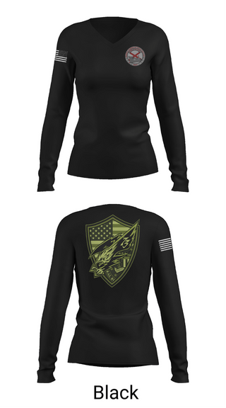 Womens Long Sleeve Vneck Shirt, Mobile SWAT, Police, Teamtime, Team time, sublimation, custom sports apparel, team uniforms, spirit wear, spiritwear, sports uniforms, custom shirts, team store, custom team store, fundraiser sports, apparel fundraiser