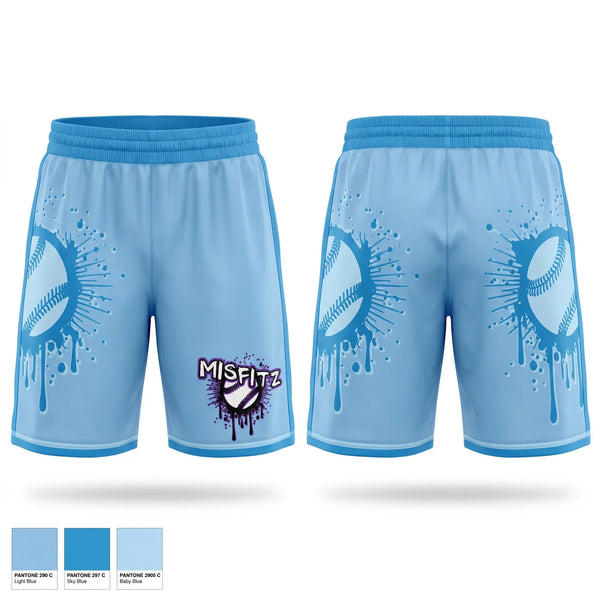 Womens Shorts, MISFITZ, Softball, Teamtime, Team time, sublimation, custom sports apparel, team uniforms, spirit wear, spiritwear, sports uniforms, custom shirts, team store, custom team store, fundraiser sports, apparel fundraiser