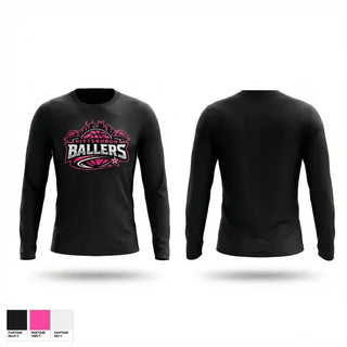 Long Sleeve Performance Shirt, Pittsburgh Ballers, Women's Basketball, Teamtime, Team time, sublimation, custom sports apparel, team uniforms, spirit wear, spiritwear, sports uniforms, custom shirts, team store, custom team store, fundraiser sports, apparel fundraiser