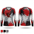 Mississippi Bandits Youth Football and Cheer Team 58655552 Women's Long Sleeve V-neck Shirt - 2