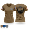 10th Mountain Division Women's Short Sleeve V-neck Shirt - 1