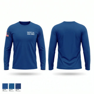 Long Sleeve Performance Shirt, Protect All Task Force, Police, Teamtime, Team time, sublimation, custom sports apparel, team uniforms, spirit wear, spiritwear, sports uniforms, custom shirts, team store, custom team store, fundraiser sports, apparel fundraiser