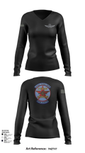 Sokol Platoon 58699677 Women's Long Sleeve V-neck Shirt - 103