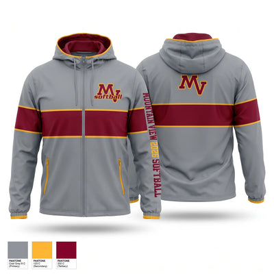 Mountain View Bruins 90581072 Windbreaker - 1