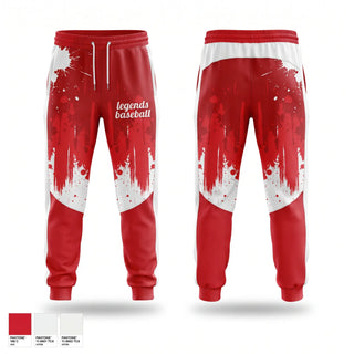Sweatpants, legends baseball, Baseball, Teamtime, Team time, sublimation, custom sports apparel, team uniforms, spirit wear, spiritwear, sports uniforms, custom shirts, team store, custom team store, fundraiser sports, apparel fundraiser