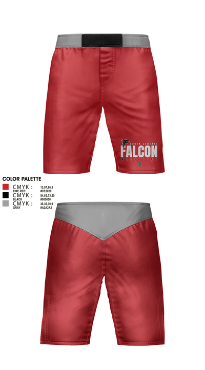 Soutch Central High School Falcons 32707913 Fight Shorts - 2