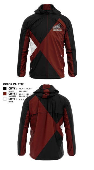 Windbreaker, Reed City Coyotes, Cheer, Teamtime, Team time, sublimation, custom sports apparel, team uniforms, spirit wear, spiritwear, sports uniforms, custom shirts, team store, custom team store, fundraiser sports, apparel fundraiser