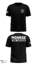 Monroe Fire Rescue 79763578 Short Sleeve Performance Shirt - 100