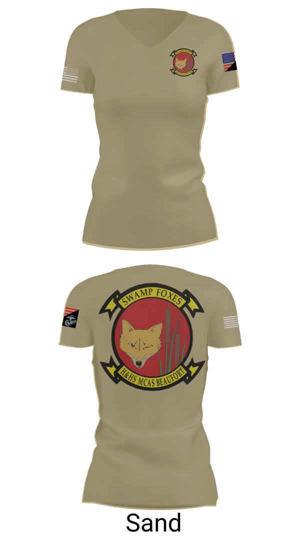 Womens Short Sleeve Vneck Shirt, Headquarters & Headquarters Squadron, , Teamtime, Team time, sublimation, custom sports apparel, team uniforms, spirit wear, spiritwear, sports uniforms, custom shirts, team store, custom team store, fundraiser sports, apparel fundraiser