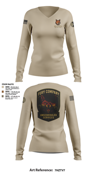 Womens Long Sleeve Vneck Shirt, Unscheduled Service, , Teamtime, Team time, sublimation, custom sports apparel, team uniforms, spirit wear, spiritwear, sports uniforms, custom shirts, team store, custom team store, fundraiser sports, apparel fundraiser