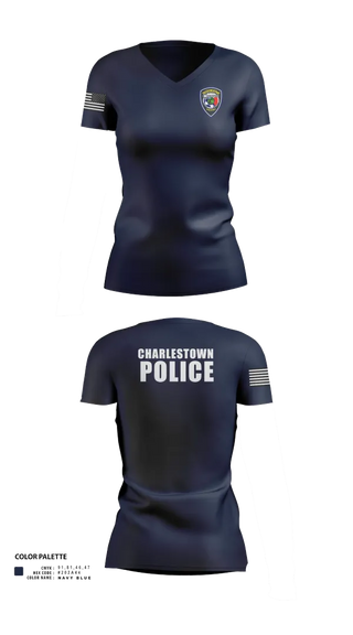 Womens Short Sleeve Vneck Shirt, CHPD, Police, Teamtime, Team time, sublimation, custom sports apparel, team uniforms, spirit wear, spiritwear, sports uniforms, custom shirts, team store, custom team store, fundraiser sports, apparel fundraiser