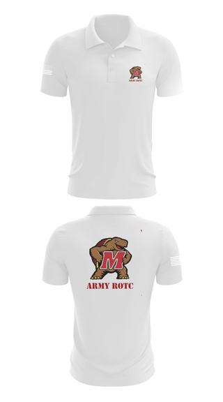 Short Sleeve Performance Polo, UMD ROTC, Army, Teamtime, Team time, sublimation, custom sports apparel, team uniforms, spirit wear, spiritwear, sports uniforms, custom shirts, team store, custom team store, fundraiser sports, apparel fundraiser