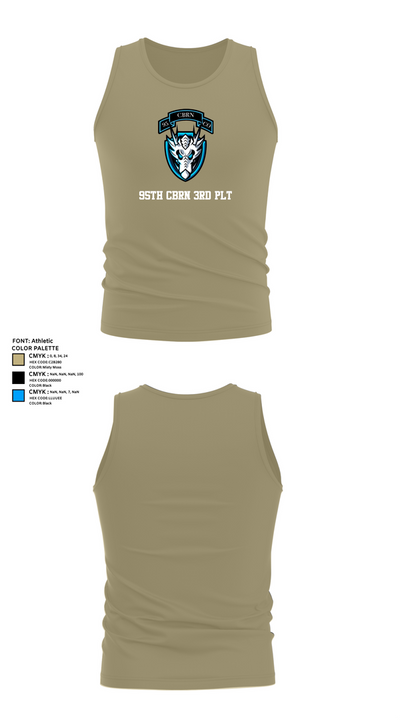 95th cbrn 3rd plt Tank Top - 99