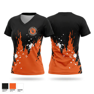 Womens Short Sleeve Vneck Shirt, Santa Rosa High, , Teamtime, Team time, sublimation, custom sports apparel, team uniforms, spirit wear, spiritwear, sports uniforms, custom shirts, team store, custom team store, fundraiser sports, apparel fundraiser