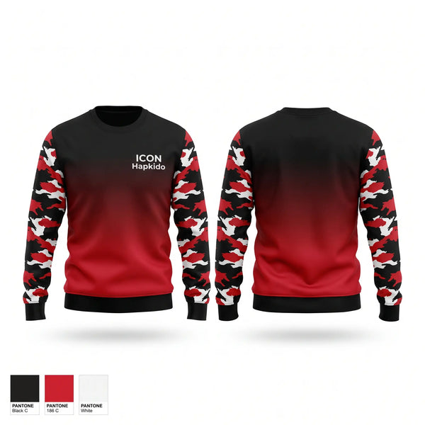 Crew Neck Sweatshirt, ICON Hapkido, , Teamtime, Team time, sublimation, custom sports apparel, team uniforms, spirit wear, spiritwear, sports uniforms, custom shirts, team store, custom team store, fundraiser sports, apparel fundraiser