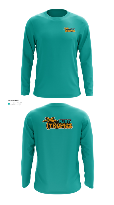 Flint Tropics 27961278 Long Sleeve Performance Shirt - 21