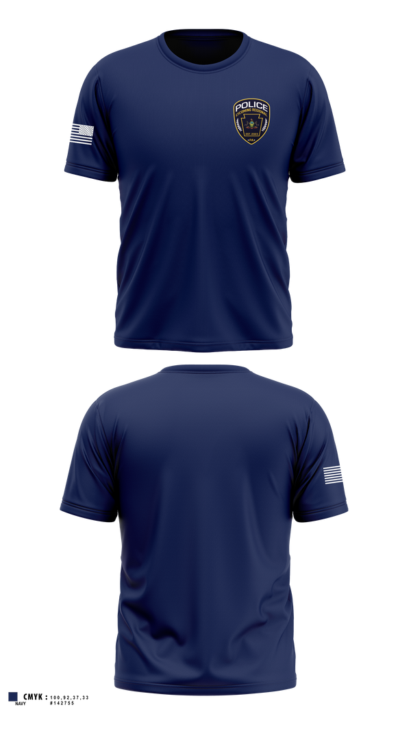 Short Sleeve Performance Shirt, Lycoming Regional Police Department, Police, Teamtime, Team time, sublimation, custom sports apparel, team uniforms, spirit wear, spiritwear, sports uniforms, custom shirts, team store, custom team store, fundraiser sports, apparel fundraiser
