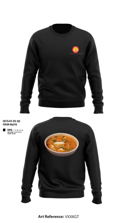 Namaste MoMo and Curry House 1830129 Crew Neck Sweatshirt - 100