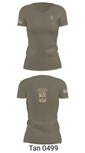 C co 4/327th INF BN 89497765 Women's Short Sleeve V-neck Shirt - 68