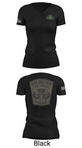 Arlington County Bomb Squad 31084993 Women's Short Sleeve V-neck Shirt - 24