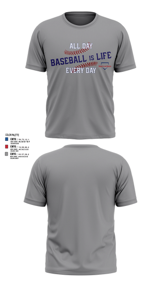 Short Sleeve Performance Shirt, Dugouts and Dingers, Baseball, Teamtime, Team time, sublimation, custom sports apparel, team uniforms, spirit wear, spiritwear, sports uniforms, custom shirts, team store, custom team store, fundraiser sports, apparel fundraiser