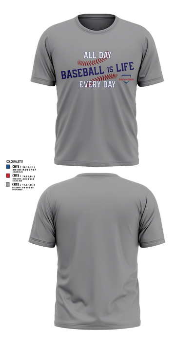 Dugouts and Dingers Short Sleeve Performance Shirt - 31
