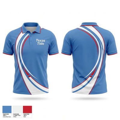 Texas Tide Short Sleeve Performance Polo - 1