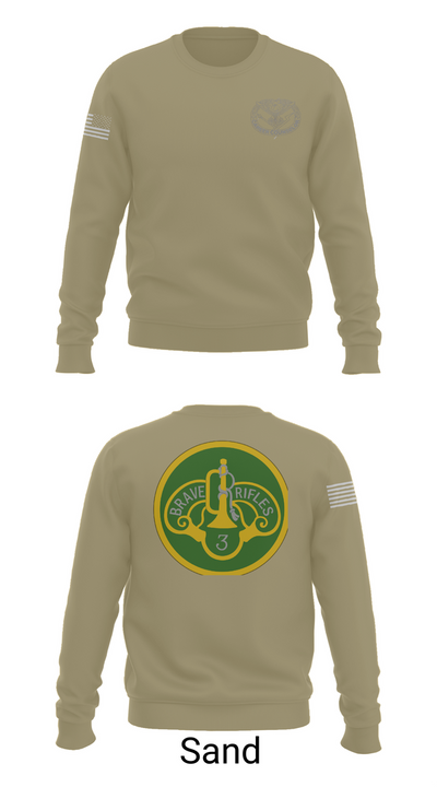 3d Cavalry Regiment 44657863 Crew Neck Sweatshirt - 85