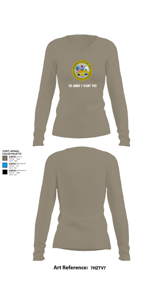 Womens Long Sleeve Vneck Shirt, US Army I Want You, Army, Teamtime, Team time, sublimation, custom sports apparel, team uniforms, spirit wear, spiritwear, sports uniforms, custom shirts, team store, custom team store, fundraiser sports, apparel fundraiser