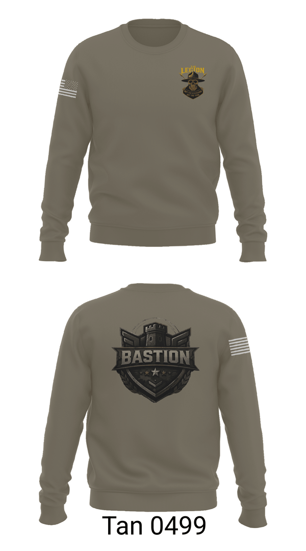 Crew Neck Sweatshirt, 3 Squad, Legion Platoon, Army, Teamtime, Team time, sublimation, custom sports apparel, team uniforms, spirit wear, spiritwear, sports uniforms, custom shirts, team store, custom team store, fundraiser sports, apparel fundraiser