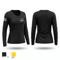 14th BEB Echo Company Women's Long Sleeve V-neck Shirt - 1