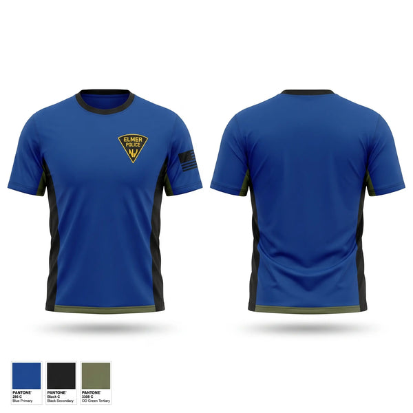 Short Sleeve Performance Shirt, Elmer Borough Police Department, Police, Teamtime, Team time, sublimation, custom sports apparel, team uniforms, spirit wear, spiritwear, sports uniforms, custom shirts, team store, custom team store, fundraiser sports, apparel fundraiser