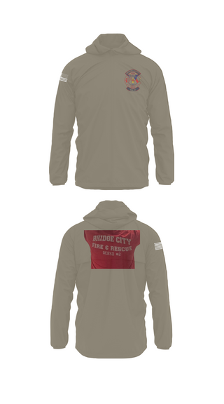 Windbreaker, Bridge City Fire Department, Fire Department, Teamtime, Team time, sublimation, custom sports apparel, team uniforms, spirit wear, spiritwear, sports uniforms, custom shirts, team store, custom team store, fundraiser sports, apparel fundraiser