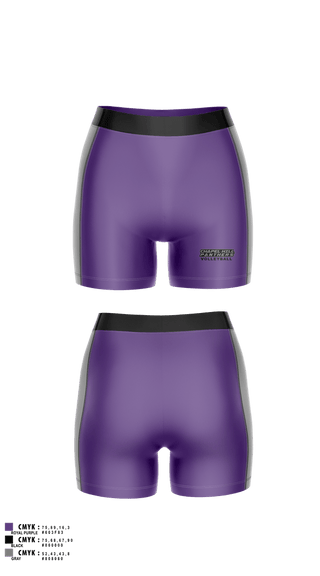 Womens Compression Shorts, Chapel Hill Panthers, Women's Volleyball, Teamtime, Team time, sublimation, custom sports apparel, team uniforms, spirit wear, spiritwear, sports uniforms, custom shirts, team store, custom team store, fundraiser sports, apparel fundraiser