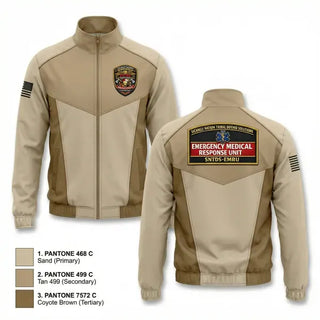 Windbreaker, Sicangu Nation Tribal Defense Solutions Emergency Medical Response Unit (SNTDS‑EMRU), EMS/EMT, Teamtime, Team time, sublimation, custom sports apparel, team uniforms, spirit wear, spiritwear, sports uniforms, custom shirts, team store, custom team store, fundraiser sports, apparel fundraiser