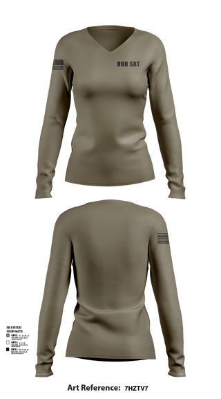 Womens Long Sleeve Vneck Shirt, NOD SRT, , Teamtime, Team time, sublimation, custom sports apparel, team uniforms, spirit wear, spiritwear, sports uniforms, custom shirts, team store, custom team store, fundraiser sports, apparel fundraiser