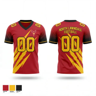 Football Jersey, North Lawndale College Prep, , Teamtime, Team time, sublimation, custom sports apparel, team uniforms, spirit wear, spiritwear, sports uniforms, custom shirts, team store, custom team store, fundraiser sports, apparel fundraiser